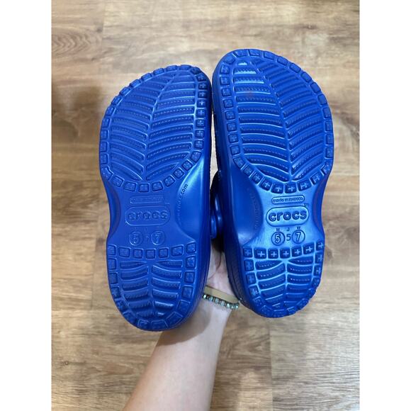 Crocs Clogs Cobalt Blue Women’s 7 Men’s 5 - Picture 2 of 3